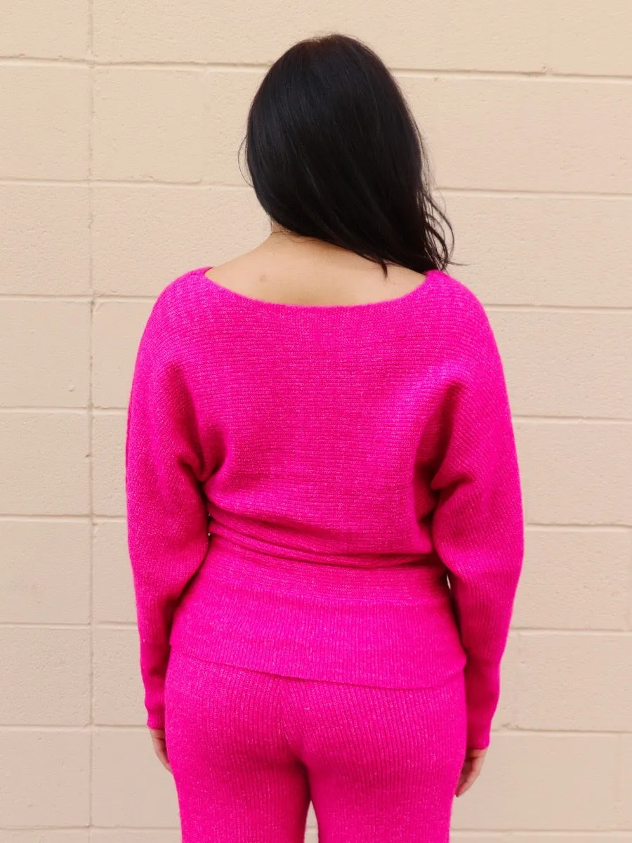 Boatneck Knit Sweater