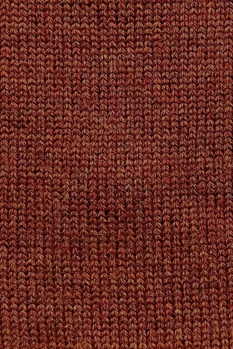 Extra Fine 'Zegna Baruffa' Merino Wool Quarter-Zip Sweater in Rust by Viyella