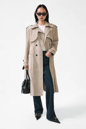 Finley Trench Taupe