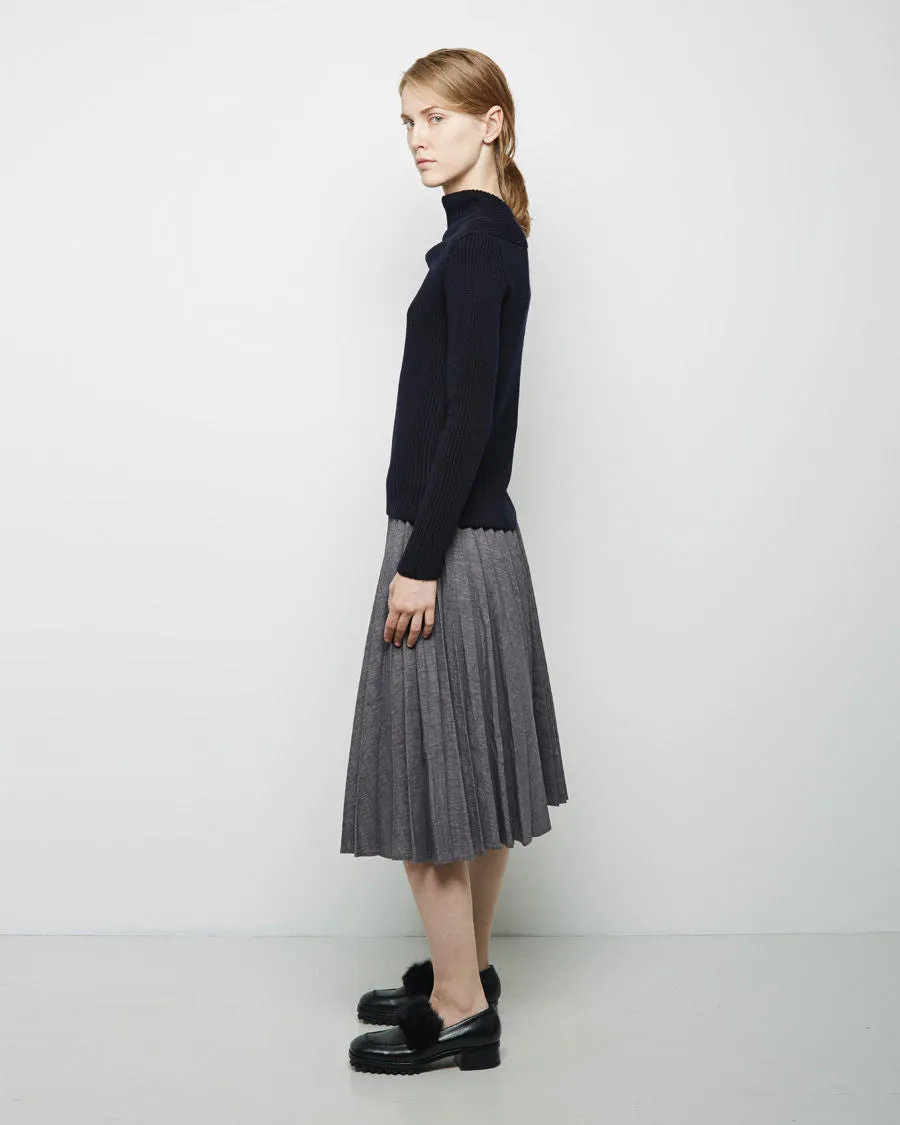 Folded Neck Sweater
