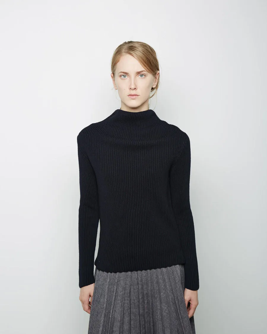 Folded Neck Sweater