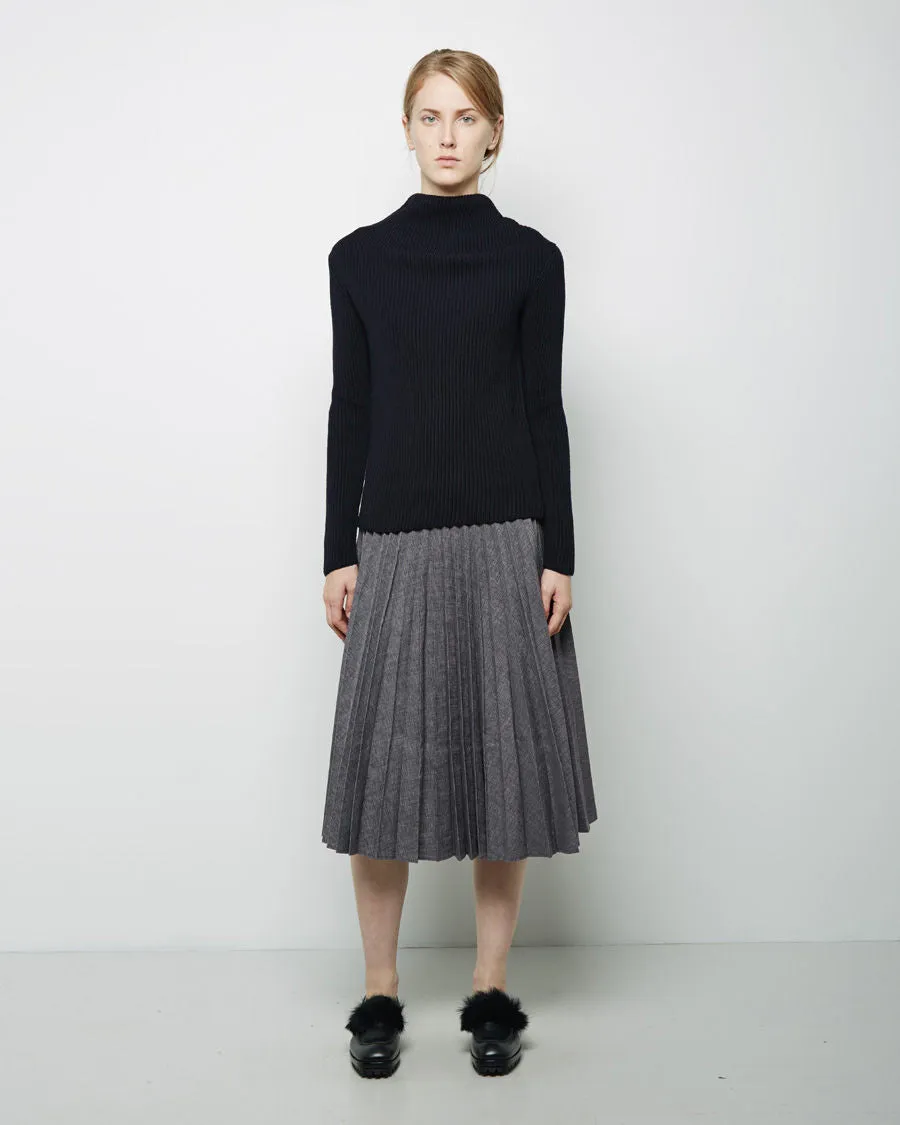 Folded Neck Sweater