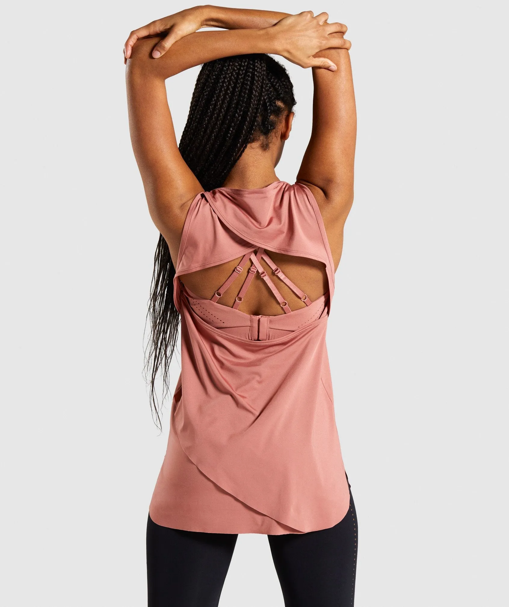 Gymshark Laser Cut Tank - Blush