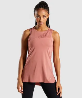 Gymshark Laser Cut Tank - Blush