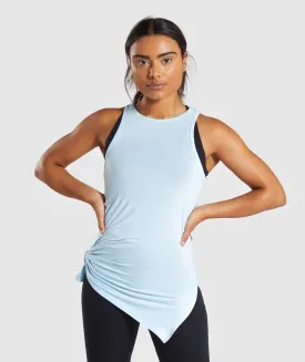 Gymshark Poise Longline Vest - Washed Blue