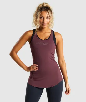 Gymshark Studio Vest - Berry Red