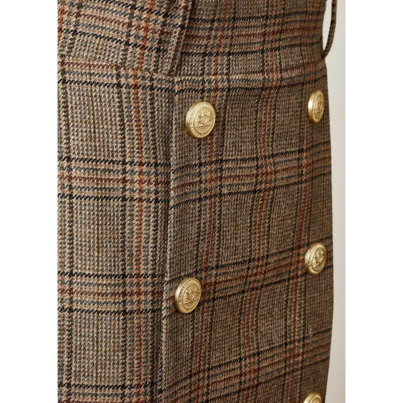 Holland Cooper Knightsbridge Ladies Tweed Skirt - Bourbon Tweed