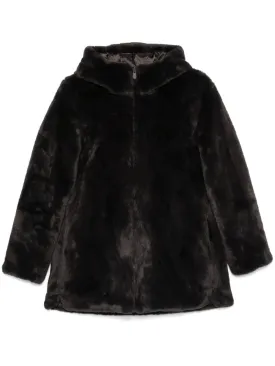 hooded coat