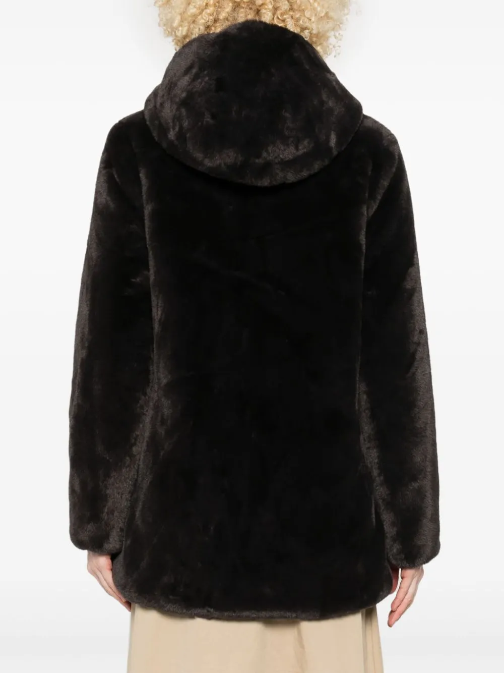 hooded coat