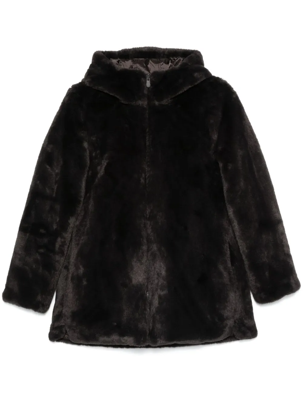 hooded coat