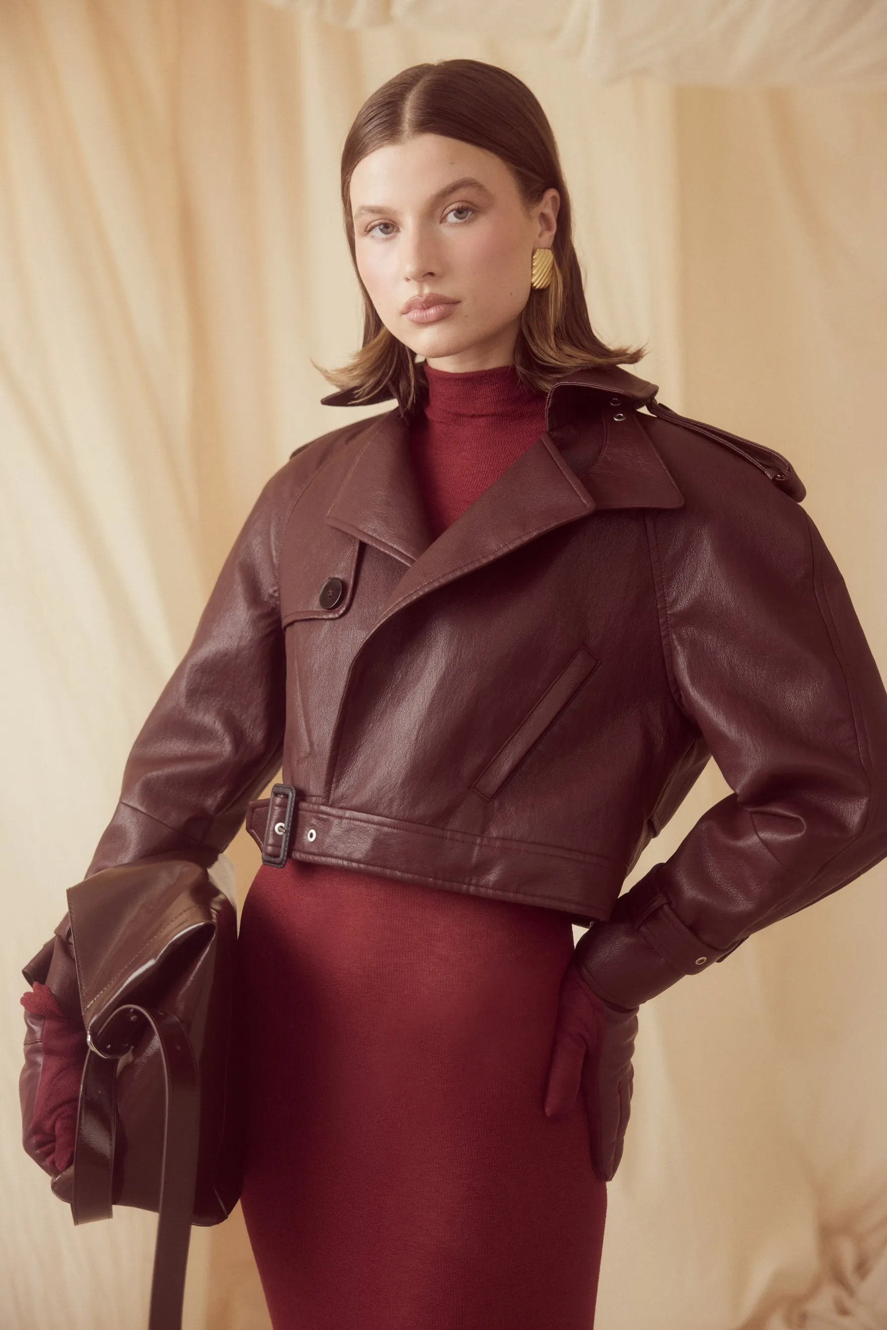 Kara Jacket - Cherry
