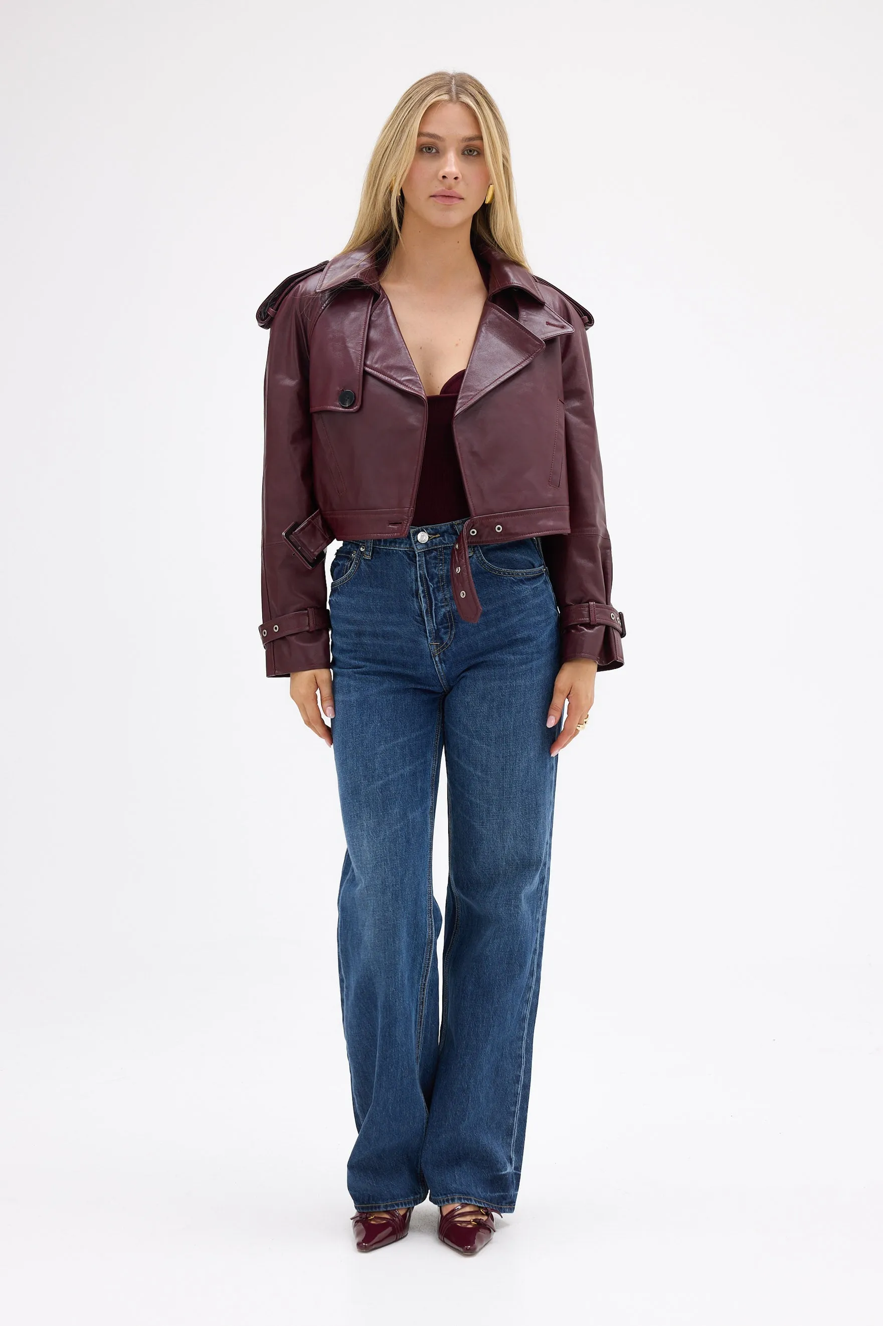 Kara Jacket - Cherry