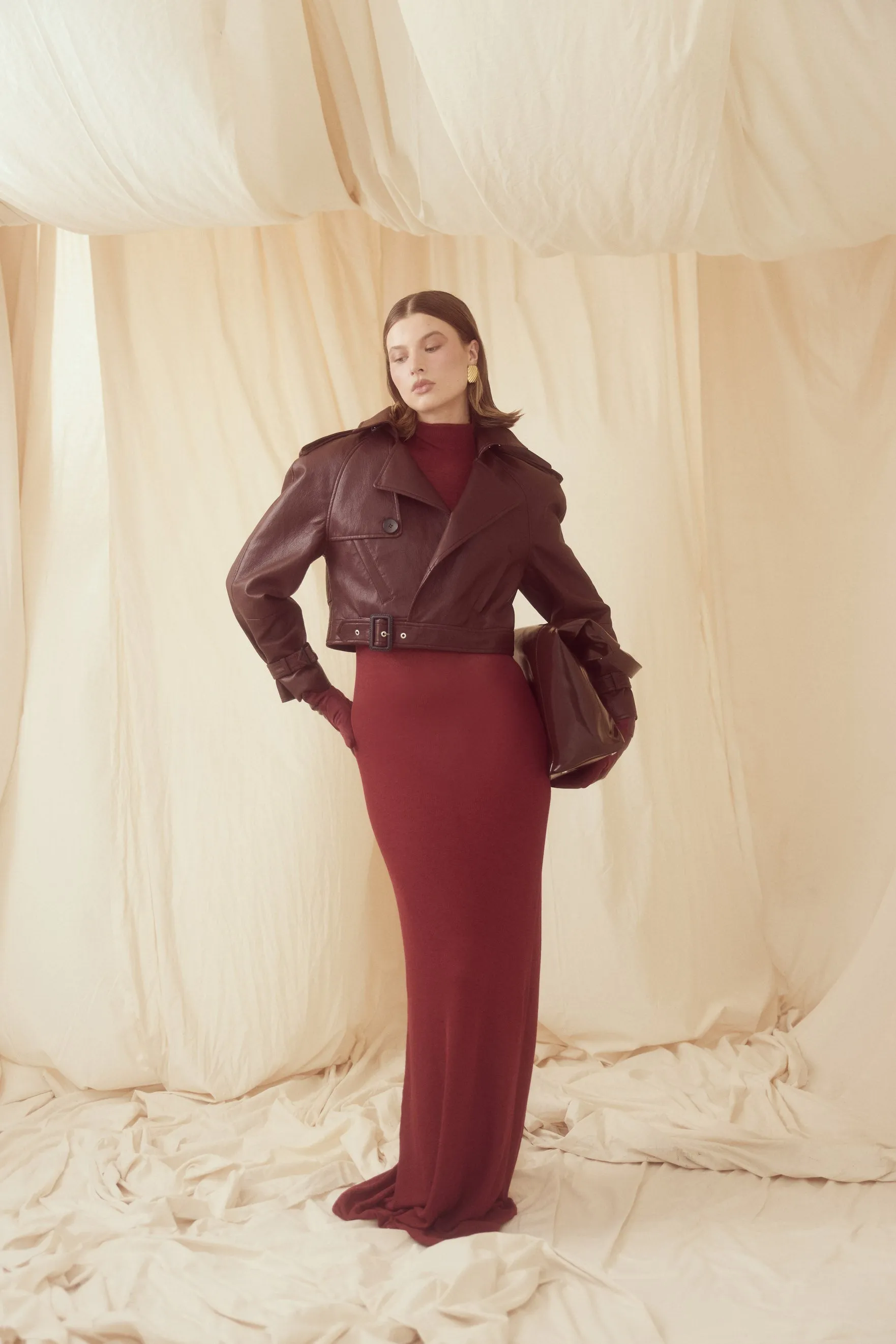 Kara Jacket - Cherry