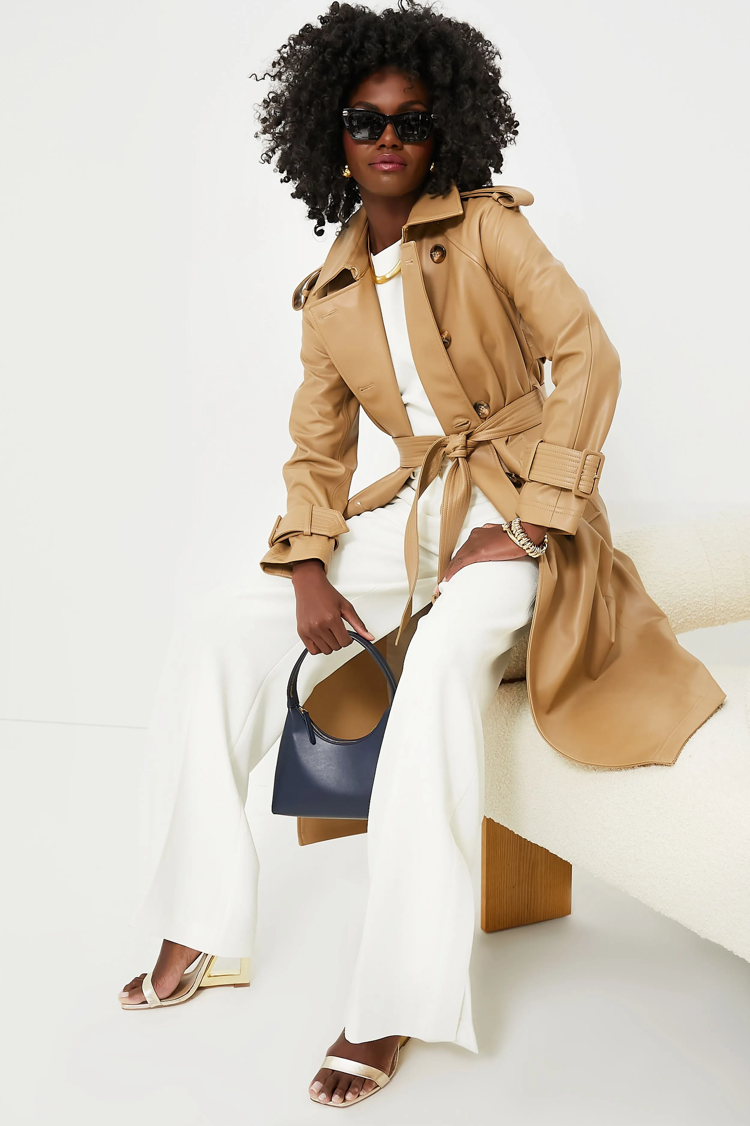 Khaki Conneley Dickey Trench Coat