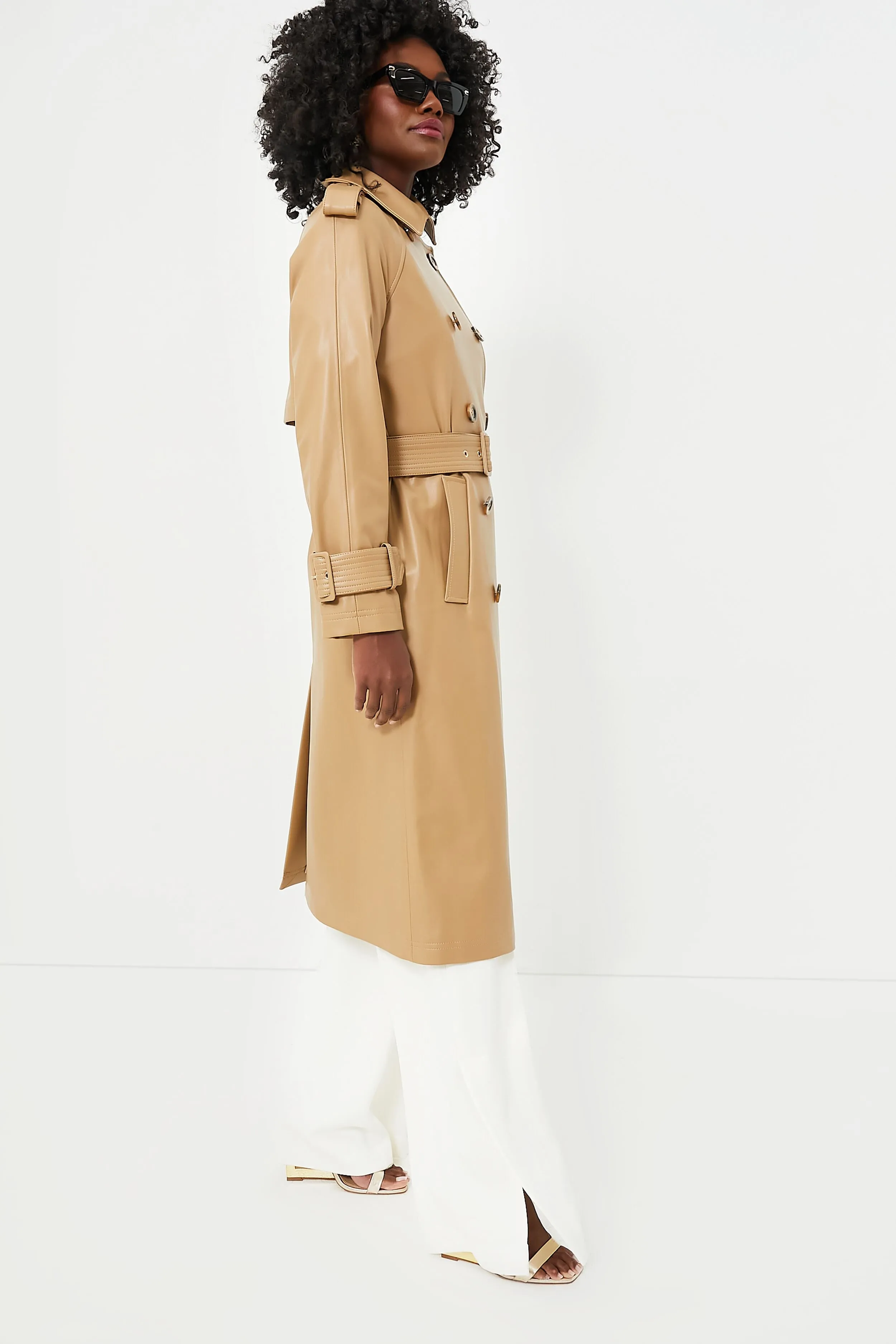 Khaki Conneley Dickey Trench Coat