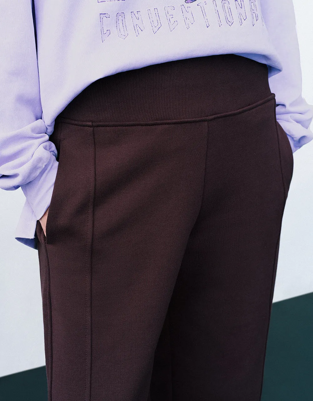 Knitted Wide-Leg Pants