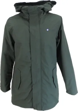 Lambretta Mens Mod Green Fishtail Parka
