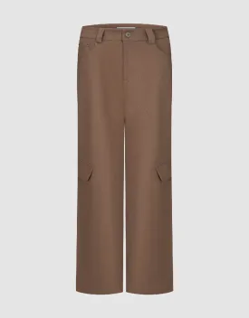 Loose Knitted Wide-Leg Pants