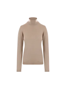 Lurex Knit Turtleneck Sweater