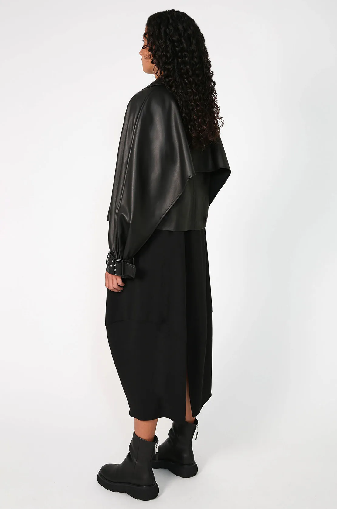 luxe margin jacket / black