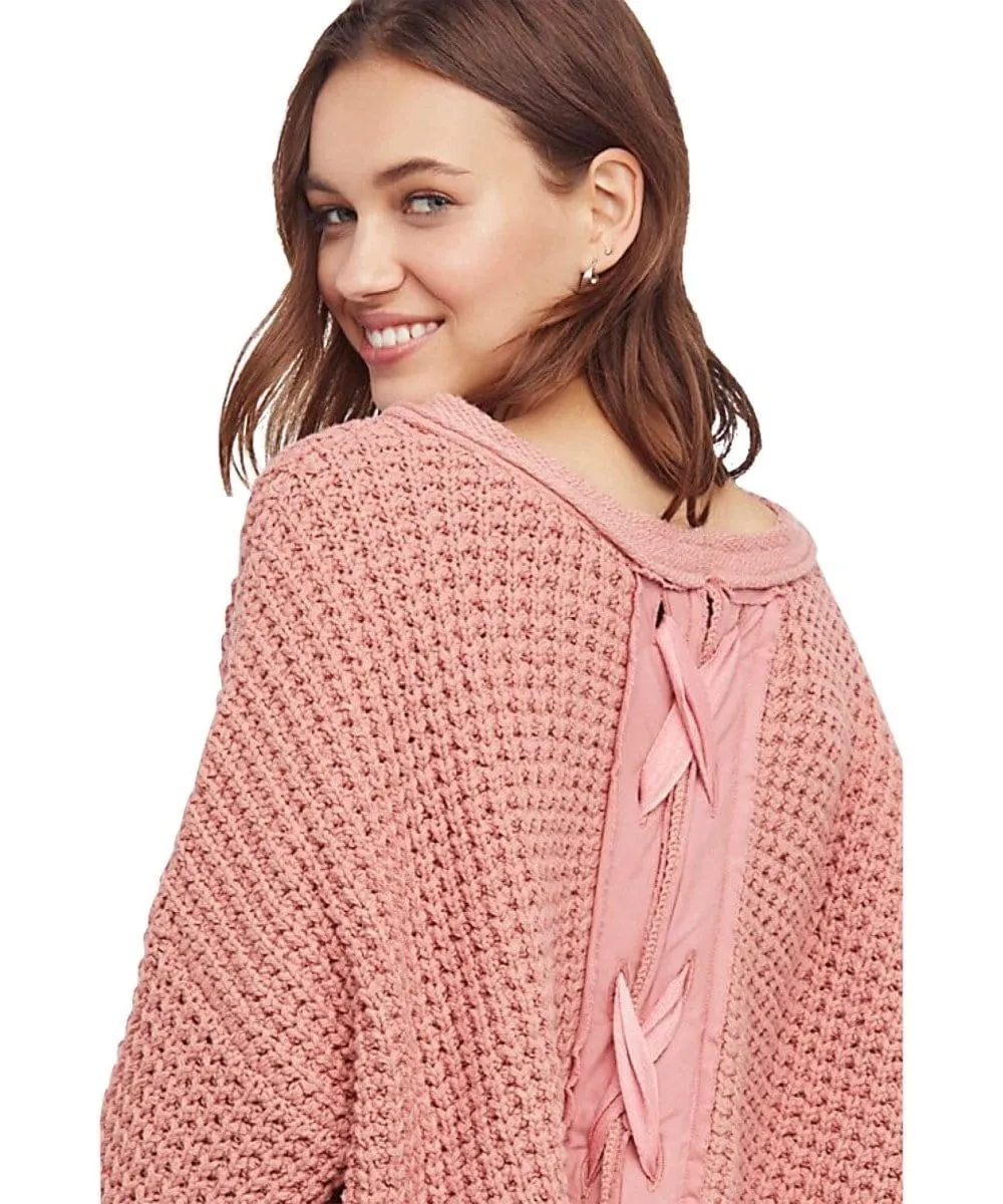 Maybe Baby Lace-Up Sweater