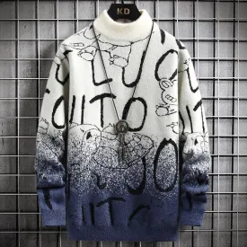Men's Fashion Turtleneck Cashmere Pullover