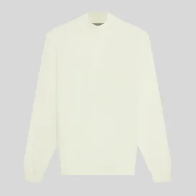 Merino Mock Neck Sweater - Ivory