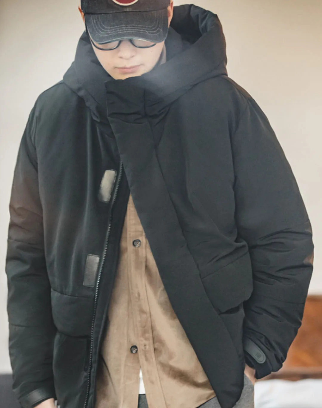 Mountain Stand-Up Collar Hooded Warm And Thick Functional Men's Coat