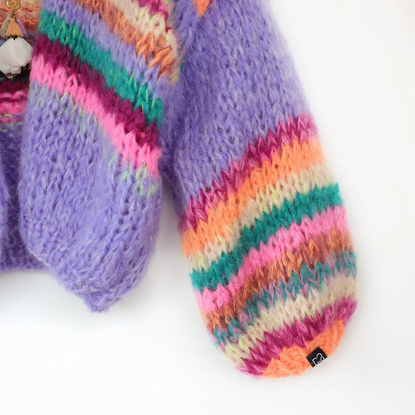 MYPZ Chunky Mohair Cardigan Madeira
