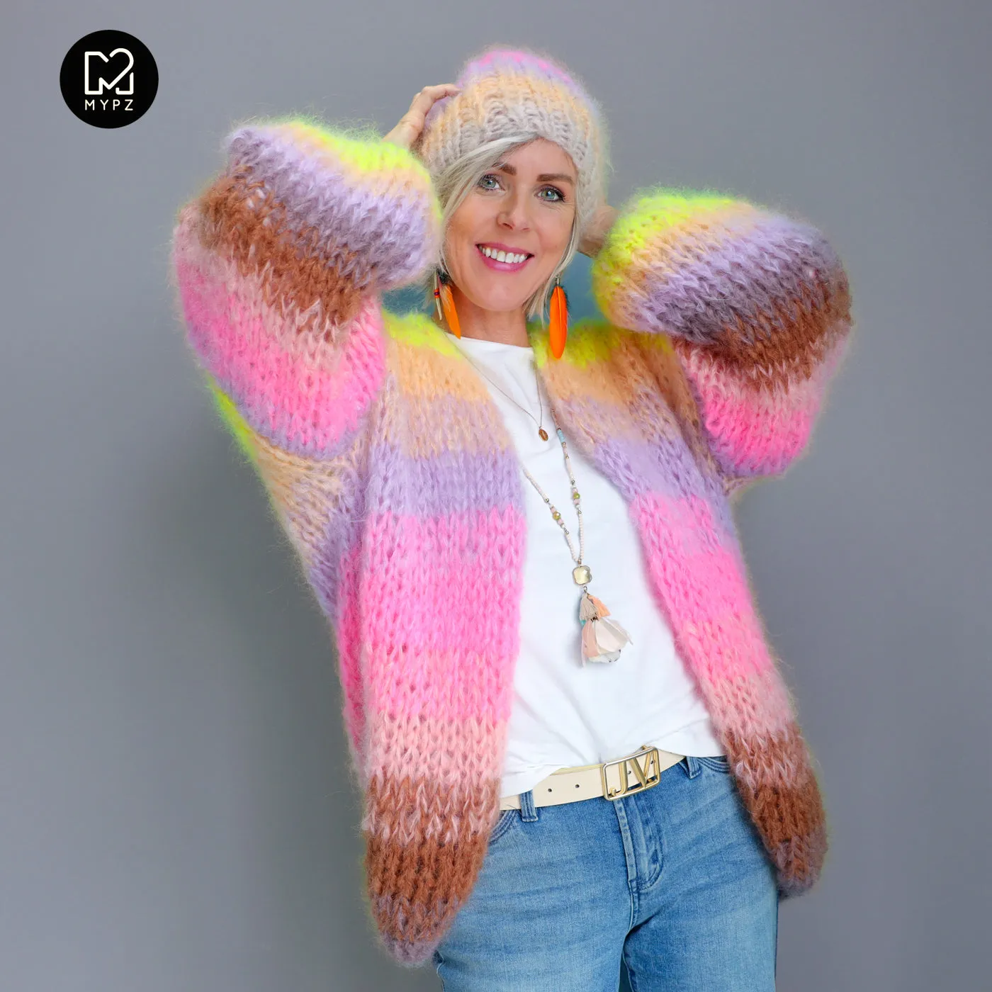 MYPZ Chunky Mohair Cardigan Sydney