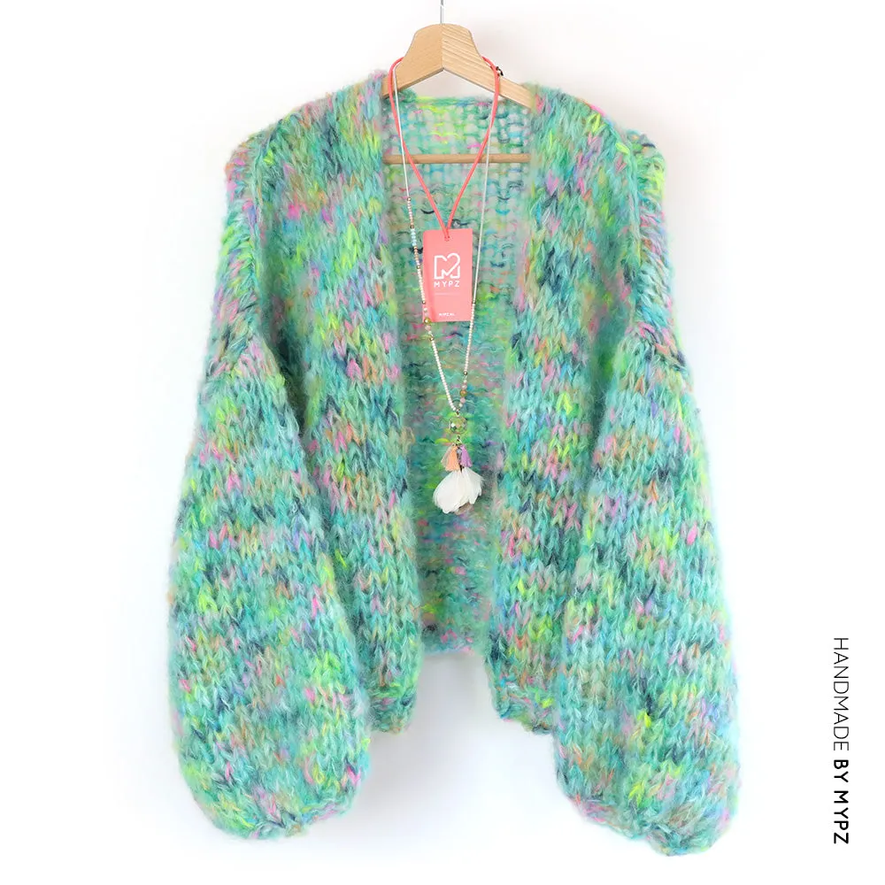 MYPZ Short Chunky Mohair Cardigan Gaia