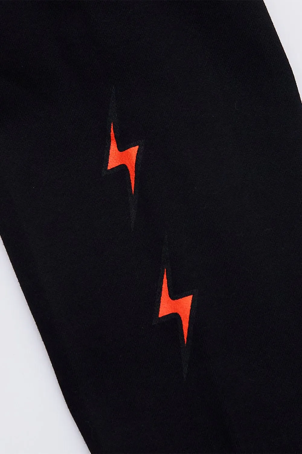 Neon Hoodie — Black
