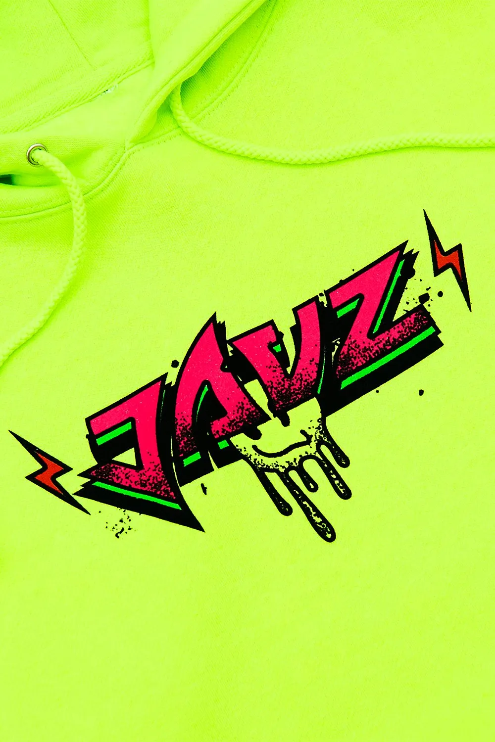Neon Hoodie — Safety Yellow