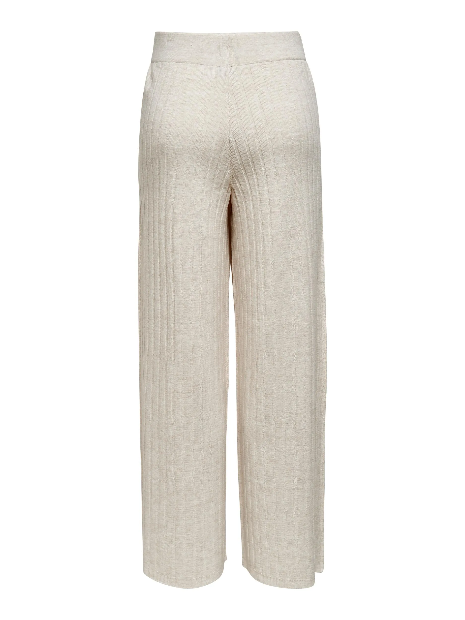 ONLY Knitted Pants in Pumice Stone