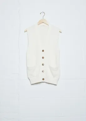 Oversized Sleeveless Cardigan