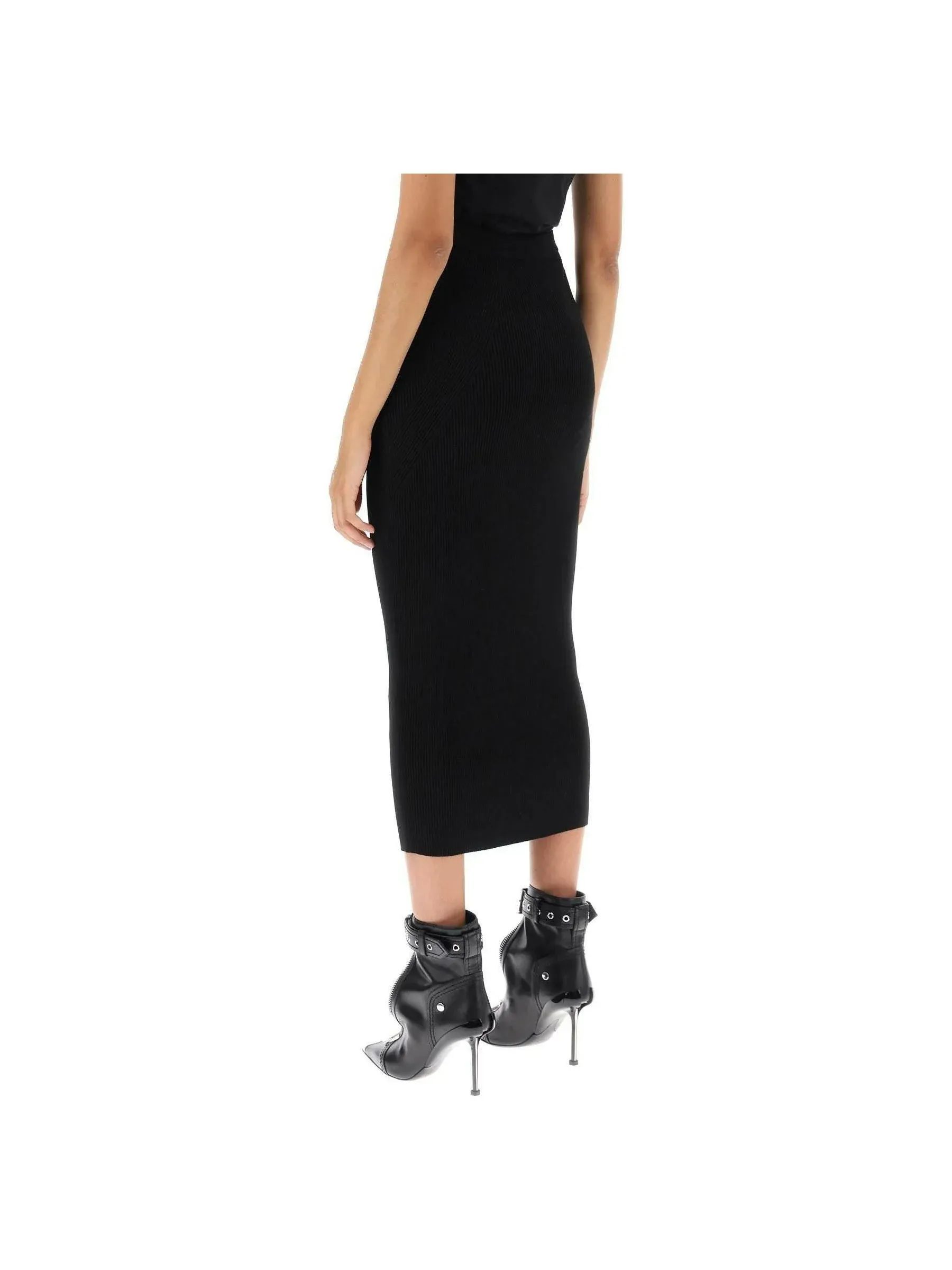 Ribbed Knit Skirt