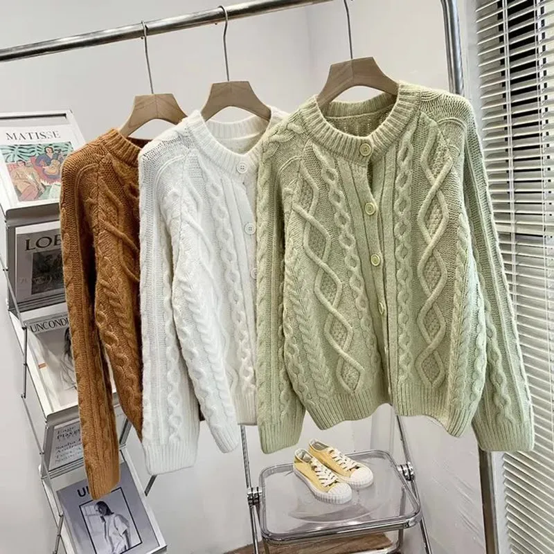 Tailored Fit Twist Braid Breeze Jumper Sweater Bandie Cardigan
