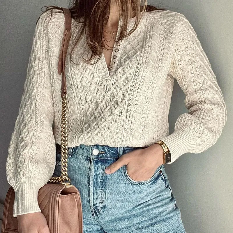 Tailored Fit Twist Braid Breeze Jumper Sweater Bandie Cardigan