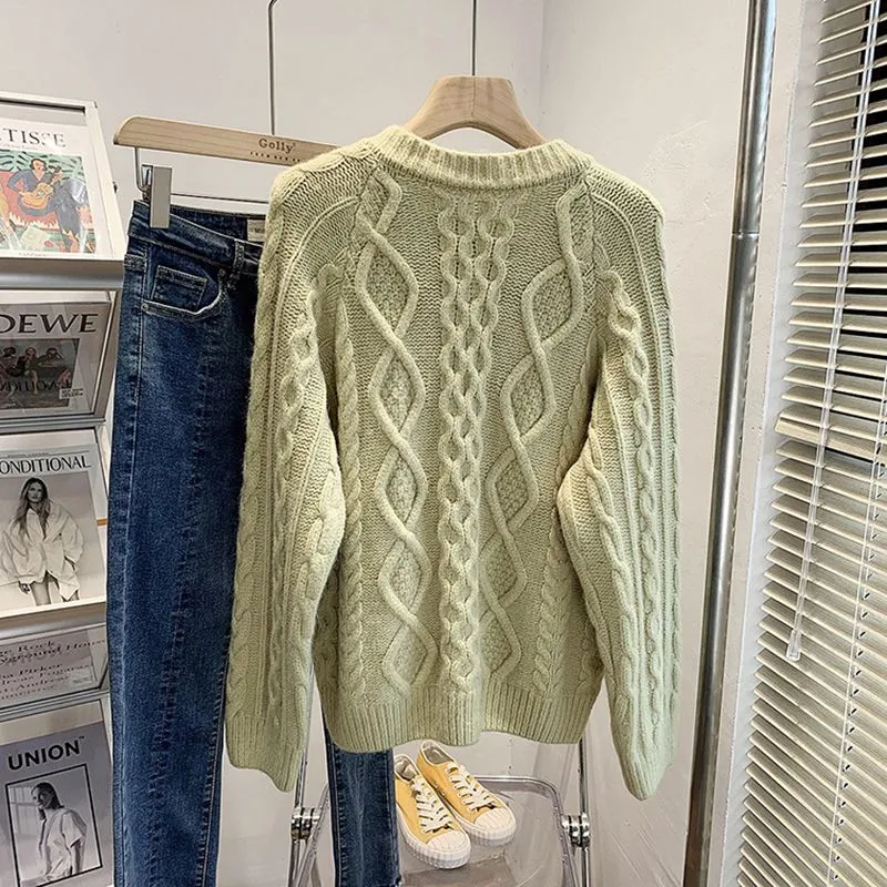Tailored Fit Twist Braid Breeze Jumper Sweater Bandie Cardigan