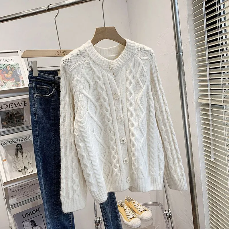 Tailored Fit Twist Braid Breeze Jumper Sweater Bandie Cardigan