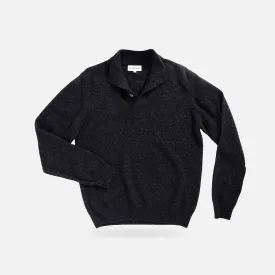 The Dark Grey Brewer Mock Neck Sweater