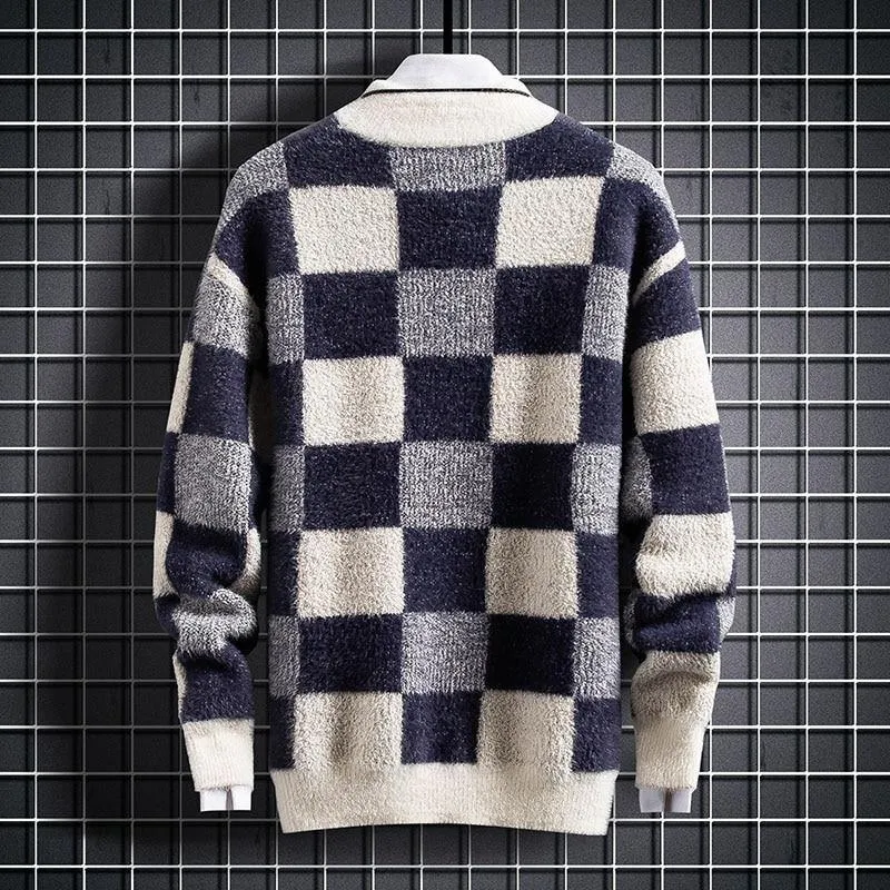 Unisex Cashmere Knit Turtleneck Sweathsirt