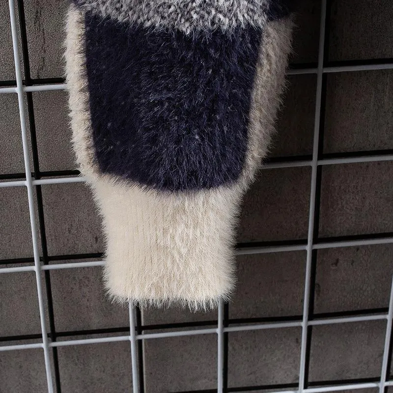 Unisex Cashmere Knit Turtleneck Sweathsirt