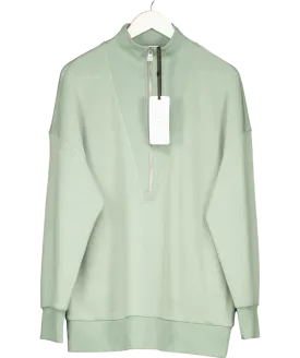 Varley Green DoubleSoft Masie Longline Sweater UK M