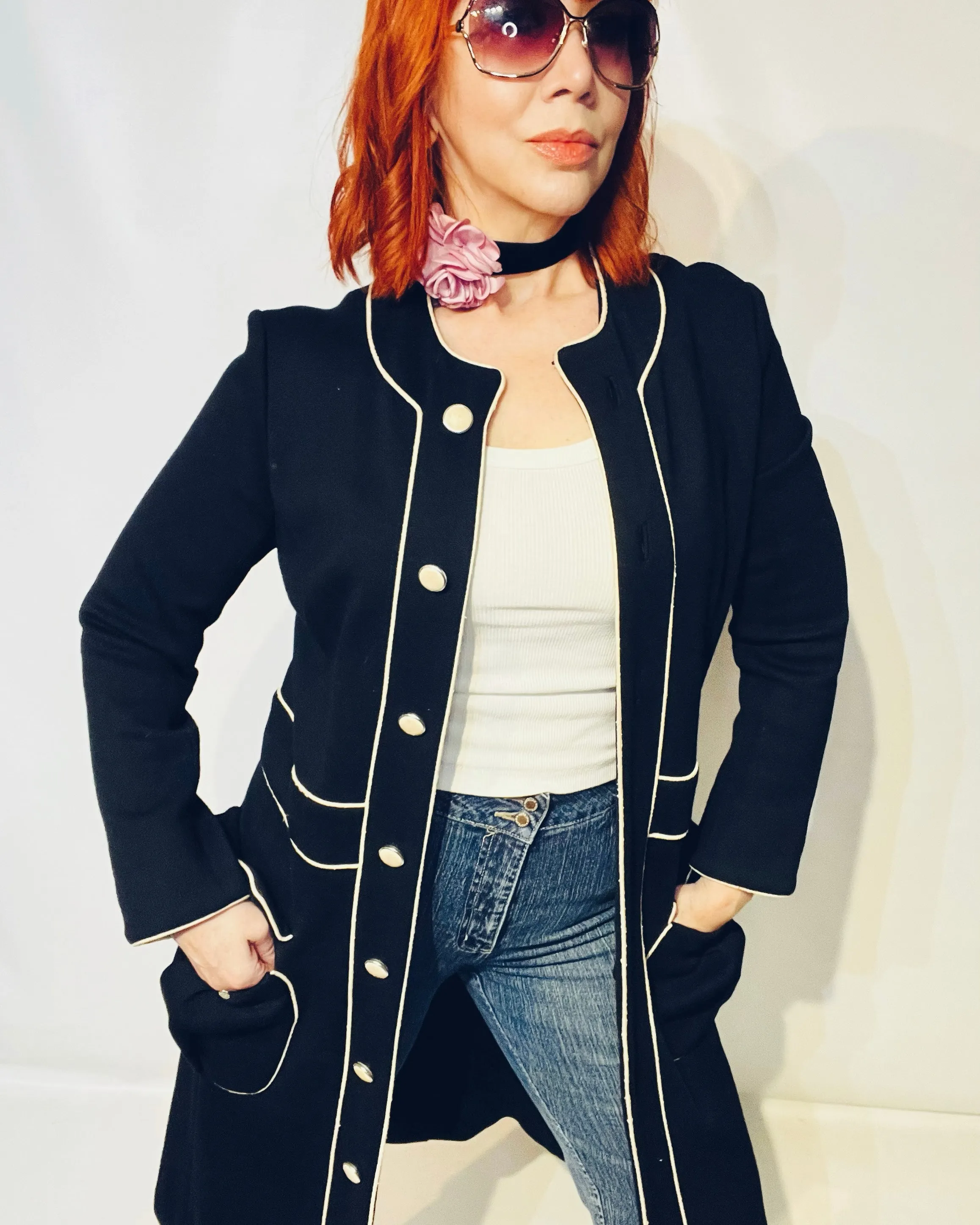 Vintage 1960s BANF, Ltd by Gianni Ferri Knit Coat